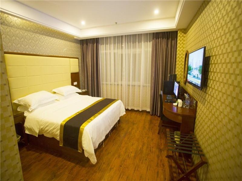 Greentree Inn Anhui Fuyang Yijing International North Door Busniess Hotel Exterior foto